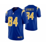 Men's Los Angeles Chargers #84 Gerald Everett Royal Vapor Untouchable Limited Stitched Jersey
