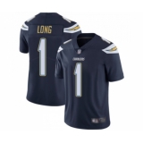 Youth Los Angeles Chargers #1 Ty Long Navy Blue Team Color Vapor Untouchable Limited Player Football Jersey