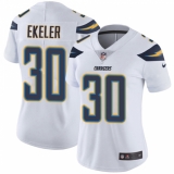 Women's Nike Los Angeles Chargers #30 Austin Ekeler White Vapor Untouchable Limited Player NFL Jersey