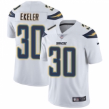 Youth Nike Los Angeles Chargers #30 Austin Ekeler White Vapor Untouchable Limited Player NFL Jersey