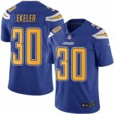 Youth Nike Los Angeles Chargers #30 Austin Ekeler Limited Electric Blue Rush Vapor Untouchable NFL Jersey