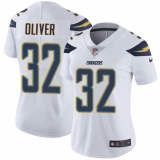 Women's Nike Los Angeles Chargers #32 Branden Oliver White Vapor Untouchable Elite Player NFL Jersey