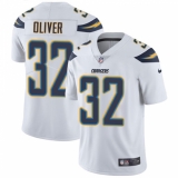 Youth Nike Los Angeles Chargers #32 Branden Oliver White Vapor Untouchable Limited Player NFL Jersey