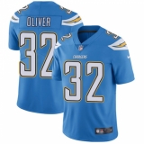 Men's Nike Los Angeles Chargers #32 Branden Oliver Electric Blue Alternate Vapor Untouchable Limited Player NFL Jersey