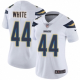 Women's Nike Los Angeles Chargers #44 Kyzir White Vapor Untouchable Limited Player NFL Jersey