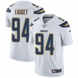 Youth Nike Los Angeles Chargers #94 Corey Liuget Elite White NFL Jersey
