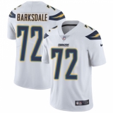 Youth Nike Los Angeles Chargers #72 Joe Barksdale White Vapor Untouchable Limited Player NFL Jersey