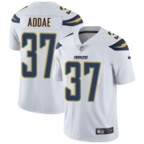 Youth Nike Los Angeles Chargers #37 Jahleel Addae Elite White NFL Jersey