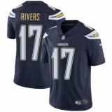 Men's Nike Los Angeles Chargers #17 Philip Rivers Navy Blue Team Color Vapor Untouchable Limited Player NFL Jersey