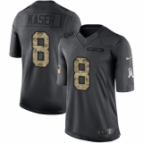 Youth Nike Los Angeles Chargers #8 Drew Kaser Limited Black 2016 Salute to Service NFL Jersey