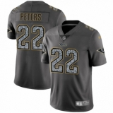 Youth Nike Los Angeles Rams #22 Marcus Peters Gray Static Vapor Untouchable Limited NFL Jersey