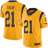 Youth Nike Los Angeles Rams #21 Aqib Talib Limited Gold Rush Vapor Untouchable NFL Jersey