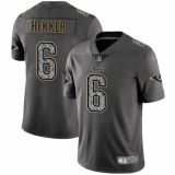 Youth Nike Los Angeles Rams #6 Johnny Hekker Gray Static Vapor Untouchable Limited NFL Jersey