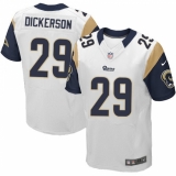 Men's Nike Los Angeles Rams #29 Eric Dickerson White Vapor Untouchable Elite Player NFL Jersey