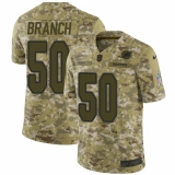 Youth Nike Miami Dolphins #50 Andre Branch Limited Camo 2018 Salute to Service NFL Jersey