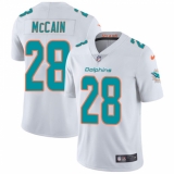 Youth Nike Miami Dolphins #28 Bobby McCain White Vapor Untouchable Limited Player NFL Jersey