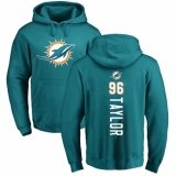 NFL Nike Miami Dolphins #96 Vincent Taylor Aqua Green Backer Pullover Hoodie