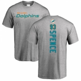 NFL Nike Miami Dolphins #93 Akeem Spence Ash Backer T-Shirt