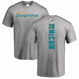 NFL Nike Miami Dolphins #28 Bobby McCain Ash Backer T-Shirt
