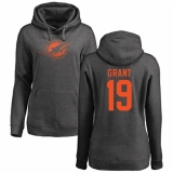 NFL Women's Nike Miami Dolphins #19 Jakeem Grant Ash One Color Pullover Hoodie