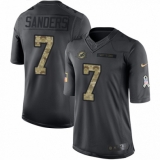 Youth Nike Miami Dolphins #7 Jason Sanders Limited Black 2016 Salute to Service NFL Jersey