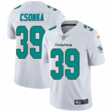 Youth Nike Miami Dolphins #39 Larry Csonka Elite White NFL Jersey