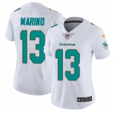 Women's Nike Miami Dolphins #13 Dan Marino Elite White NFL Jersey