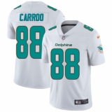 Youth Nike Miami Dolphins #88 Leonte Carroo White Vapor Untouchable Limited Player NFL Jersey