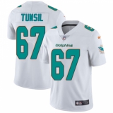 Youth Nike Miami Dolphins #67 Laremy Tunsil Elite White NFL Jersey