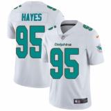 Youth Nike Miami Dolphins #95 William Hayes Elite White NFL Jersey