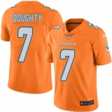 Youth Nike Miami Dolphins #6 Brandon Doughty Limited Orange Rush Vapor Untouchable NFL Jersey