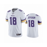 Minnesota Vikings #18 Justin Jefferson White 2020 NFL Draft Vapor Limited Jersey