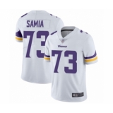 Youth Minnesota Vikings #73 Dru Samia White Vapor Untouchable Limited Player Football Jersey
