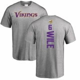 NFL Nike Minnesota Vikings #6 Matt Wile Ash Backer T-Shirt
