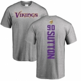 NFL Nike Minnesota Vikings #90 Will Sutton Ash Backer T-Shirt
