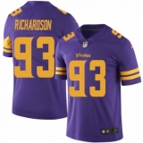 Men's Nike Minnesota Vikings #93 Sheldon Richardson Limited Purple Rush Vapor Untouchable NFL Jersey