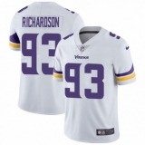 Youth Nike Minnesota Vikings #93 Sheldon Richardson White Vapor Untouchable Limited Player NFL Jersey