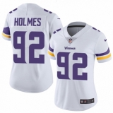Women's Nike Minnesota Vikings #92 Jalyn Holmes White Vapor Untouchable Limited Player NFL Jersey