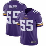 Men's Nike Minnesota Vikings #55 Anthony Barr Purple Team Color Vapor Untouchable Limited Player NFL Jersey