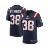 Men's New England Patriots #38 Rhamondre Stevenson Navy Limited Stitched Game Jersey