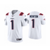New England Patriots #1 Cam Newton White 2020 Vapor Limited Jersey