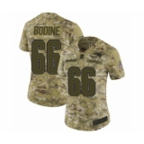 Women's New England Patriots #66 Russell Bodine Limited Camo 2018 Salute to Service Football Jersey