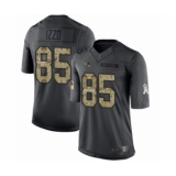 Youth New England Patriots #85 Ryan Izzo Limited Black 2016 Salute to Service Football Jersey