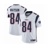 Youth New England Patriots #84 Benjamin Watson White Vapor Untouchable Limited Player Football Jersey