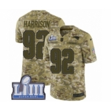 Youth Nike New England Patriots #92 James Harrison Limited Camo 2018 Salute to Service Super Bowl LIII Bound NFL Jersey