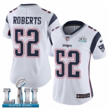 Women's Nike New England Patriots #52 Elandon Roberts White Vapor Untouchable Limited Player Super Bowl LII NFL Jersey