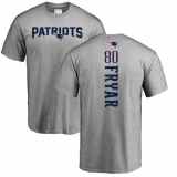 NFL Nike New England Patriots #80 Irving Fryar Ash Backer T-Shirt