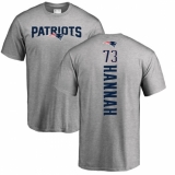 NFL Nike New England Patriots #73 John Hannah Ash Backer T-Shirt