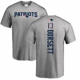 NFL Nike New England Patriots #13 Phillip Dorsett Ash Backer T-Shirt