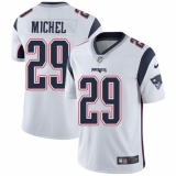Youth Nike New England Patriots #29 Sony Michel White Vapor Untouchable Limited Player NFL Jersey